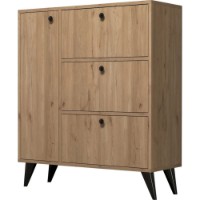 Rafturi pentru pantofi Trendy Bella 1802 Oak 90x105x35cm imaginea #5 — magazin online Desire.md