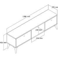 Тумба под ТВ Trendy Siena 1216 фото №4 — интернет-магазин Desire.md