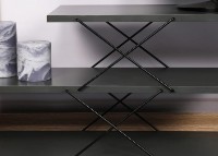 Тумба под ТВ Trendy Zigzag Antracit 120x40x30cm фото №2 — интернет-магазин Desire.md