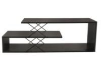 Тумба под ТВ Trendy Zigzag Antracit 120x40x30cm фото №3 — интернет-магазин Desire.md