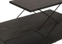 Тумба под ТВ Trendy Zigzag Dark Brown/Black 120x40x30cm GTR000222 фото №4 — интернет-магазин Desire.md