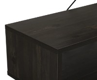 Тумба под ТВ Trendy Zigzag Dark Brown/Black 120x40x30cm GTR000222 фото №6 — интернет-магазин Desire.md