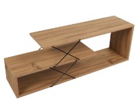 Тумба под ТВ Trendy Zigzag Oak/Black 120x40x30cm GTR000223 фото №4 — интернет-магазин Desire.md