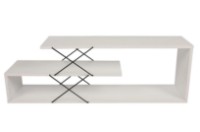 Тумба под ТВ Trendy Zigzag White 120x40x30cm фото №3 — интернет-магазин Desire.md