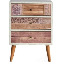 Comodă Trendy Liza White/Walnut 50x68x35cm GTR001671 imaginea #4 — magazin online Desire.md