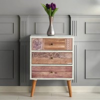 Comodă Trendy Liza White/Walnut 50x68x35cm GTR001671 imaginea #5 — magazin online Desire.md