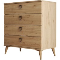 Комод Trendy Versa Oak 80x91x45cm GTR005841 фото №5 — интернет-магазин Desire.md