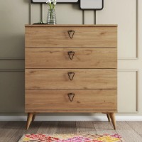 Комод Trendy Versa Oak 80x91x45cm GTR005841