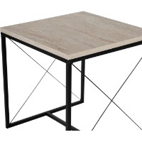 Журнальный столик Trendy Defne Travertin Black 100x52x50cm фото №9 — интернет-магазин Desire.md