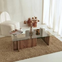 Măsuţă cafea Trendy Evadare Walnut 105x65x30cm GTR000770