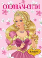 Carte de colorat pentru copii Biblion Coloram-citim Printesa (9789975112925)