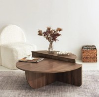 Măsuţă cafea Trendy Podium Walnut 90x35x60cm GTR000768