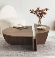 Măsuţă cafea Trendy Podium Walnut 90x35x60cm GTR000768 imaginea #2 — magazin online Desire.md