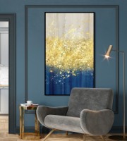 Pictură ArtShop Gold & Blue Abstract 50x75cm (PA280-M-L)