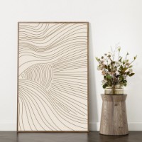 Pictură ArtShop Gold Abstract Lines 30x45cm (PA269-XL-L)