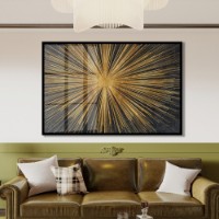 Pictură ArtShop Gold Abstract Sun 60x40cm (PA253-L)