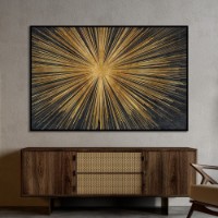 Pictură ArtShop Gold Abstract Sun 60x40cm (PA253-L-L)