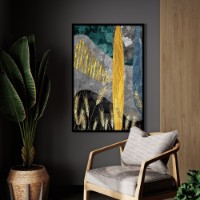 Pictură ArtShop Gold Geometric Modern Texture 50x75cm (PA250-M-L)