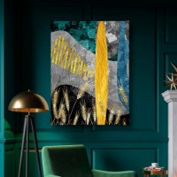 Pictură ArtShop Gold Geometric Modern Texture 60x90cm (PA250-P-L)