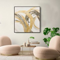 Pictură ArtShop Gold Lines 100x100cm (PA203-LL)