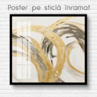 Pictură ArtShop Gold Lines 40x40cm (PA203-XL) imaginea #2 — magazin online Desire.md