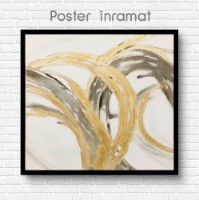 Pictură ArtShop Gold Lines 40x40cm (PA203-XL-L) imaginea #2 — magazin online Desire.md