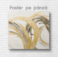 Pictură ArtShop Gold Lines 60x60cm (PA203-L-PL) imaginea #2 — magazin online Desire.md