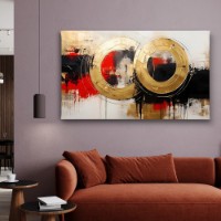 Pictură ArtShop Gold Rings 90x45cm (PA340-P-L)