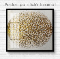 Картина ArtShop Gold Speckled Circle 100x100cm (PA223) фото №2 — интернет-магазин Desire.md