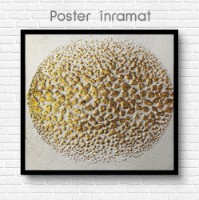 Pictură ArtShop Gold Speckled Circle 40x40cm (PA223-XL-L) imaginea #2 — magazin online Desire.md
