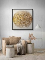 Картина ArtShop Gold Speckled Circle 60x60cm (PA223-L-L)
