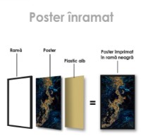 Pictură ArtShop Gold With Blue Paint 30x45cm (PA114-XL-L) imaginea #2 — magazin online Desire.md