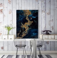 Картина ArtShop Gold With Blue Paint 60x90cm (PA114-P-L)