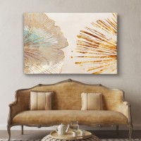Pictură ArtShop Golden Abstract Leaves 45x30cm (PA302-XL-PL)