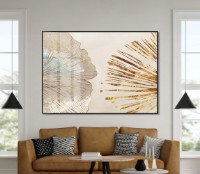 Картина ArtShop Golden Abstract Leaves 75x50cm (PA302-M)