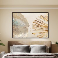 Pictură ArtShop Golden Abstract Leaves 75x50cm (PA302-M-L)
