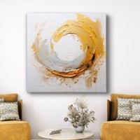 Картина ArtShop Golden Circle 80x80cm (PA428-M-PL)