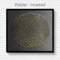 Pictură ArtShop Golden Circle Of Dots 80x80cm (PA219-M-L) imaginea #2 — magazin online Desire.md