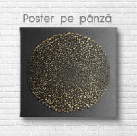 Pictură ArtShop Golden Circle Of Dots 40x40cm (PA219-XL-PL) imaginea #2 — magazin online Desire.md