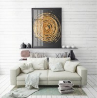 Pictură ArtShop Golden Circles 60x90cm (PA88)