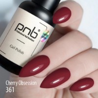 Gel-lac de unghii PNB 361 Cherry Obsession 8ml imaginea #2 — magazin online Desire.md