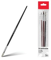 Set pensule pentru desen Erich Krause 3pcs волос пони (56327)