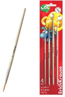 Set pensule pentru desen Erich Krause Jolly Friends (52700) 4pcs