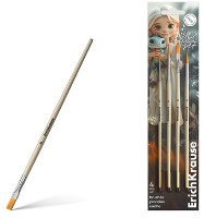 Set pensule pentru desen Erich Krause Magic Pet 4pcs синтетика блистер (57585)