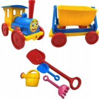 Set de jucării pentru nisip Doloni Little Train Blue (013222/1)