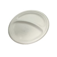 Set farfurii de unică folosință AmbalajMarket Bio White 8585 50pcs