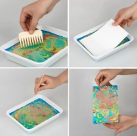 Set de pictura pe apa Три Совы Ebru 5 Culori imaginea #6 — magazin online Desire.md