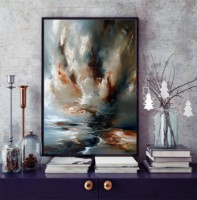 Pictură ArtShop Abstract Sea 50x75cm (PA94-M-L)