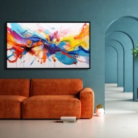 Pictură ArtShop Color Fight 90x45cm (PA315-LL)