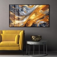 Картина ArtShop Gold And Silver Liquid Colors 60x30cm (PA314-XL)